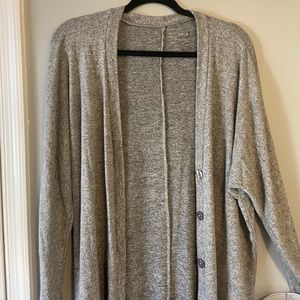 gray american an eagle cardigan